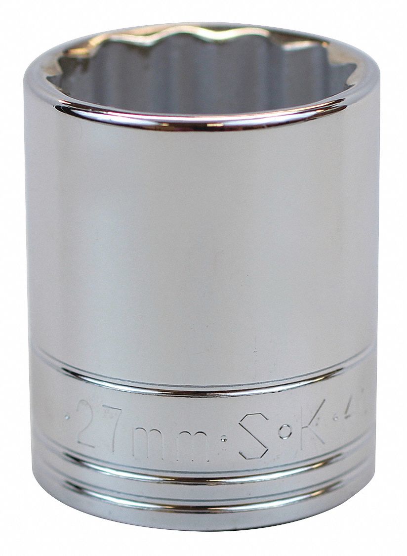 DOUILLE STANDARD 1/2 DR 12 PT 27MM