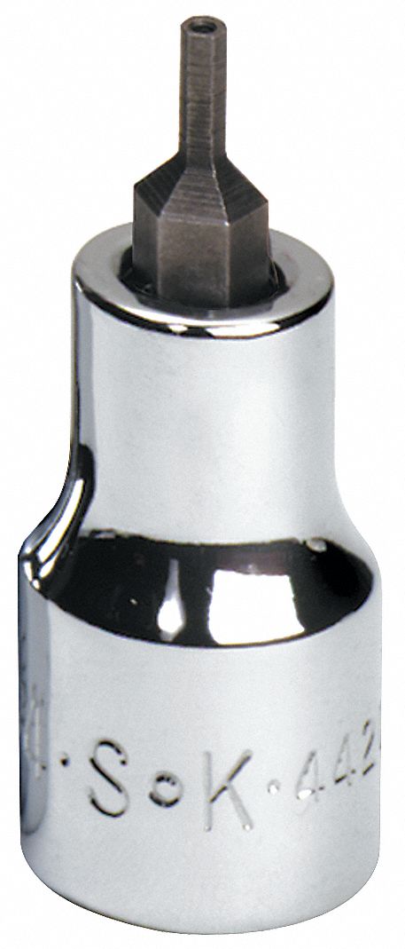 EMBOUT DOUILLE,PR 3/8 PO,3/32 PO HEX