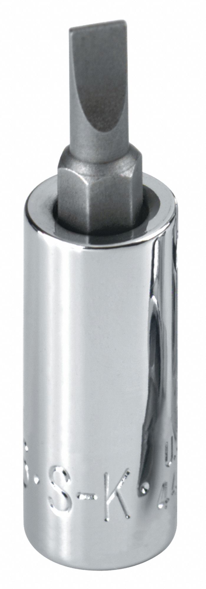 Socket Bit, Steel, 1/4 in, TpSz 1/4 in