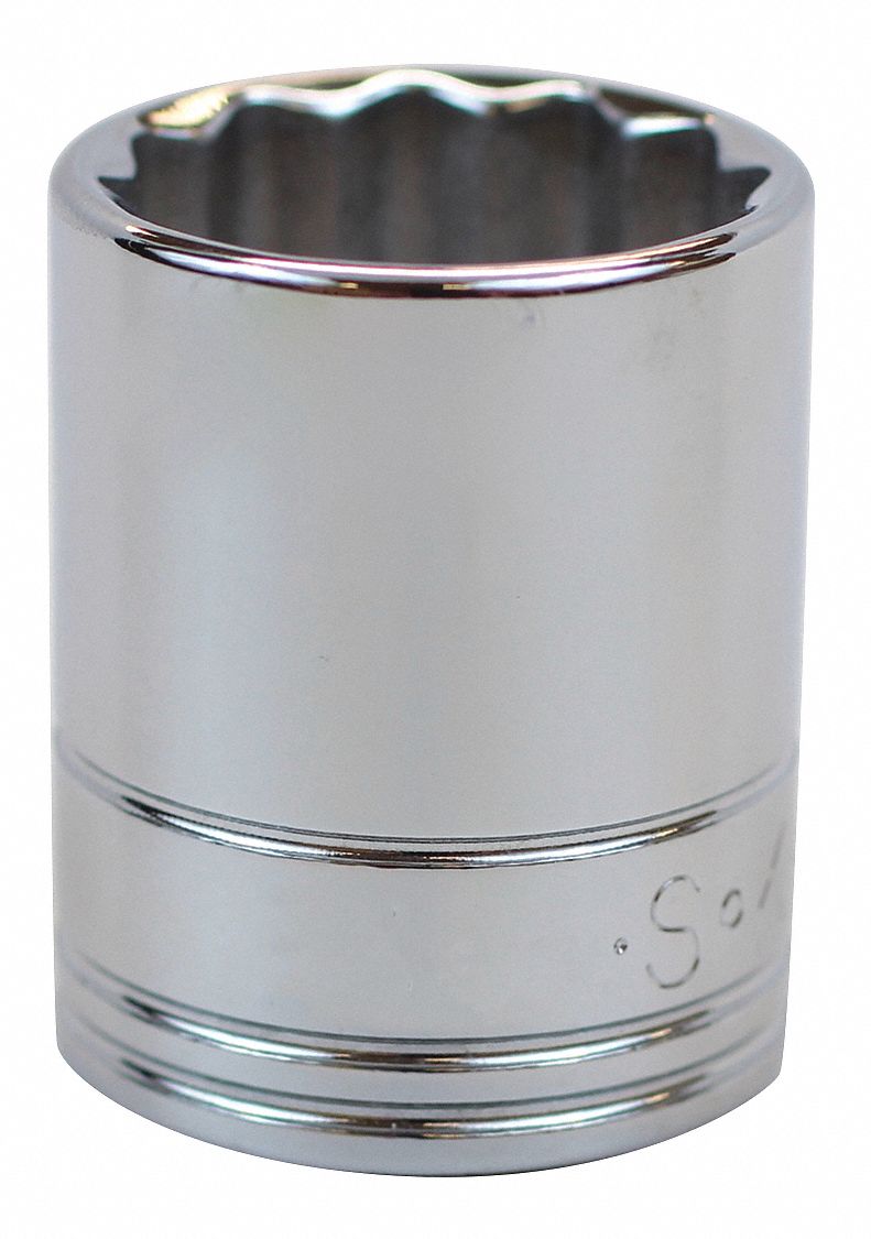 SK PROFESSIONAL TOOLS, 3/8 in Drive Size, 26 mm Socket Size, Socket ...
