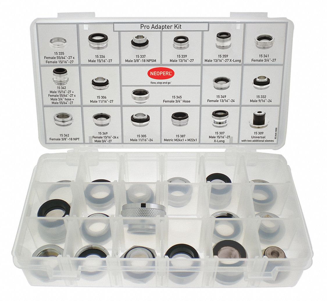 Neoperl, Multiple Thread Sizes Thread Size, Faucet Outlet Adapter