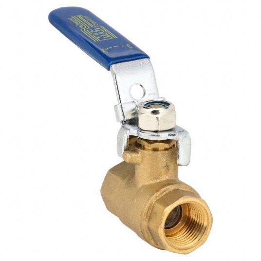 3/8 in, Brass, Manual Two-Way Ball Valve - 20K881|G-F600-38LH - Grainger