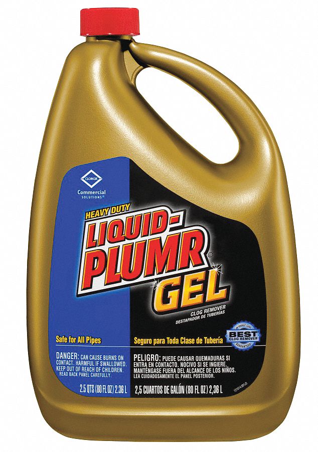 LIQUID PLUMR Drain Maintainer, 80 oz., Bottle, PK6 20K96435286