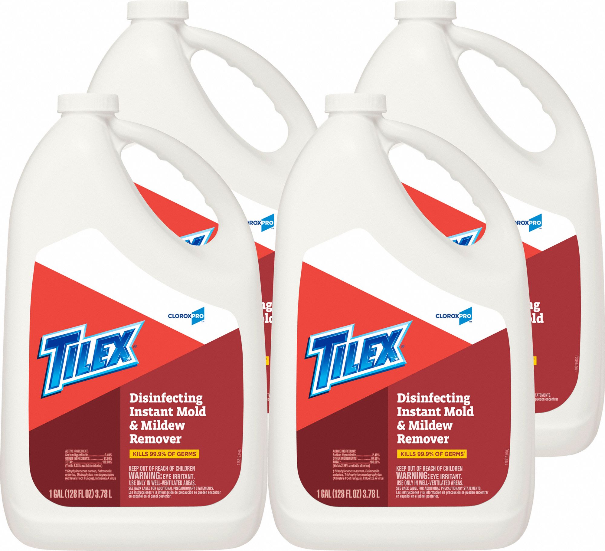 TILEX Mold and Mildew Disinfectant Jug, 1 gal Container Size, Ready to