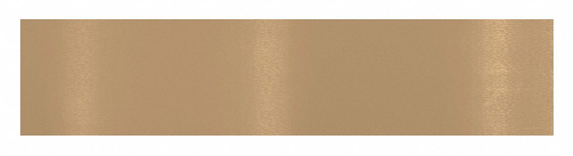 Door Kick Plate: 34 in Wd, 8 in Ht, Stainless Steel