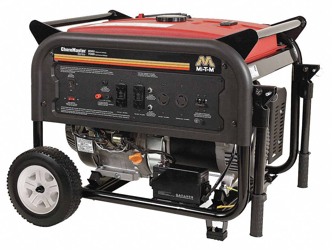 Portable Generator, Conventional, Generator Fuel Type Gasoline ...