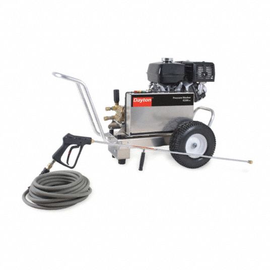 DAYTON, Heavy Duty, Cart, Gas-Powered Pressure Washer - 20KC11|GBA