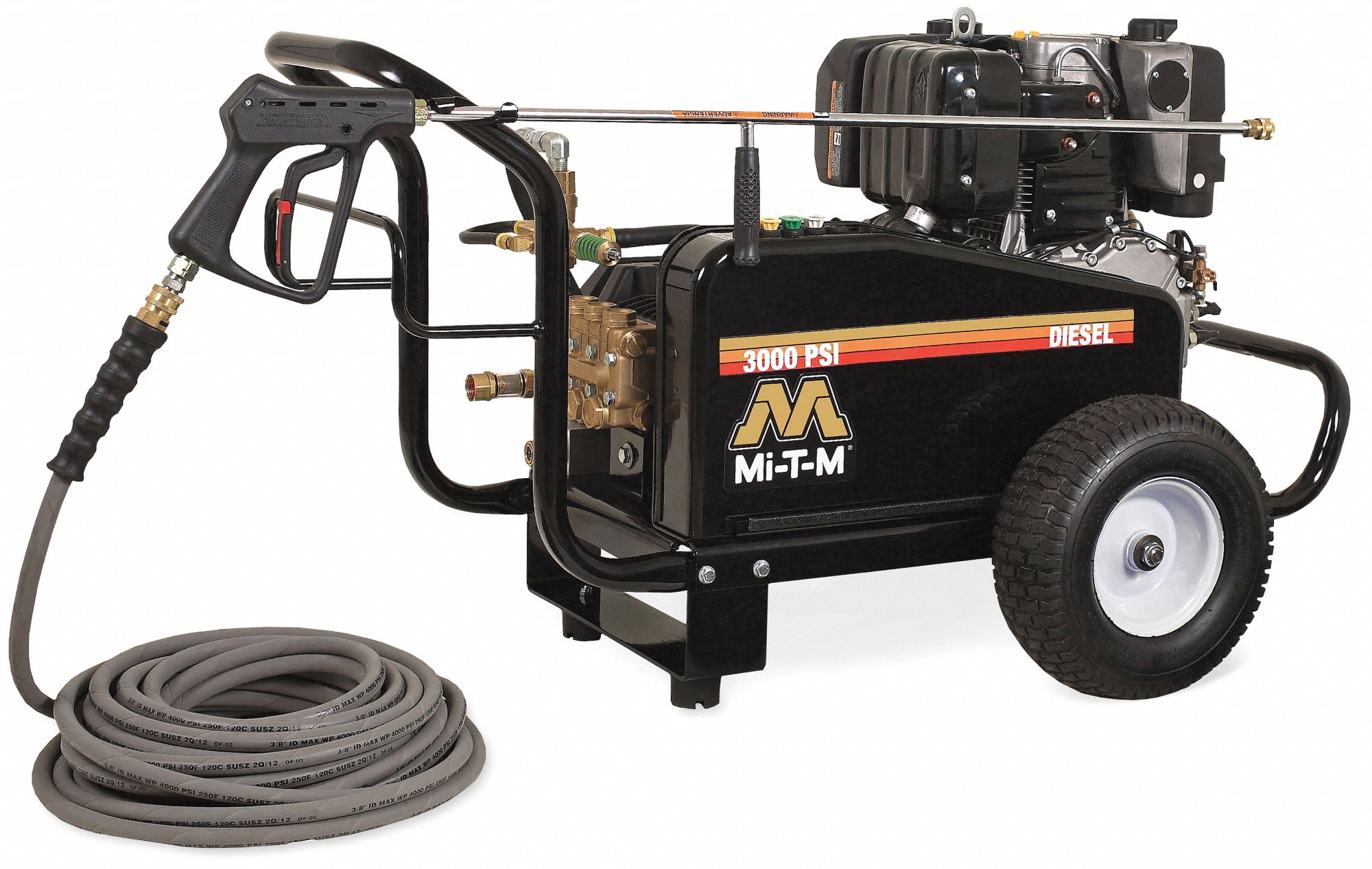 PRESSURE WASHER,DIESEL,3000 PSI,9.8 HP