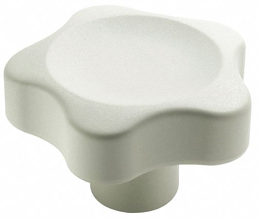 Cabinet Knob 1 1/4 in Dia Matte Round