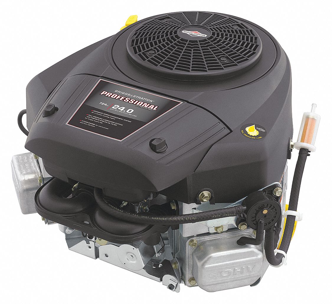 BRIGGS & STRATTON Gasoline Engine, 24 HP, 1-1/8 in. Crank - 20KC45