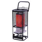 PORTABLE RADIANT HEATER, NATURAL GAS, 125000 BTUH, NO ELECTRICITY REQUIRED, 3000 SQ FT HEATING AREA