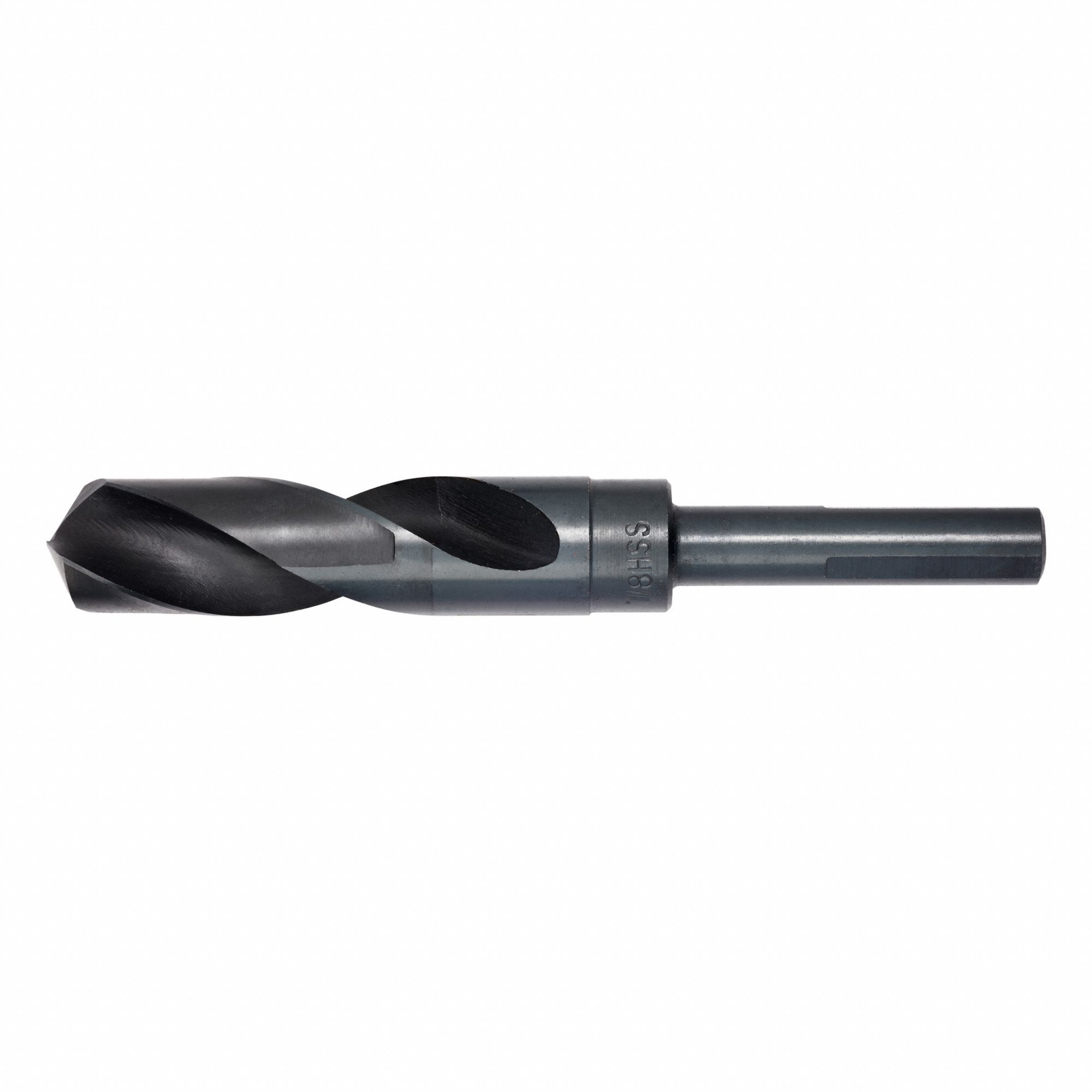 HEX SHANK DRILL BIT, ⅞ IN DRILL BIT SIZE, 6 IN LENGTH, BLACK OXIDE
