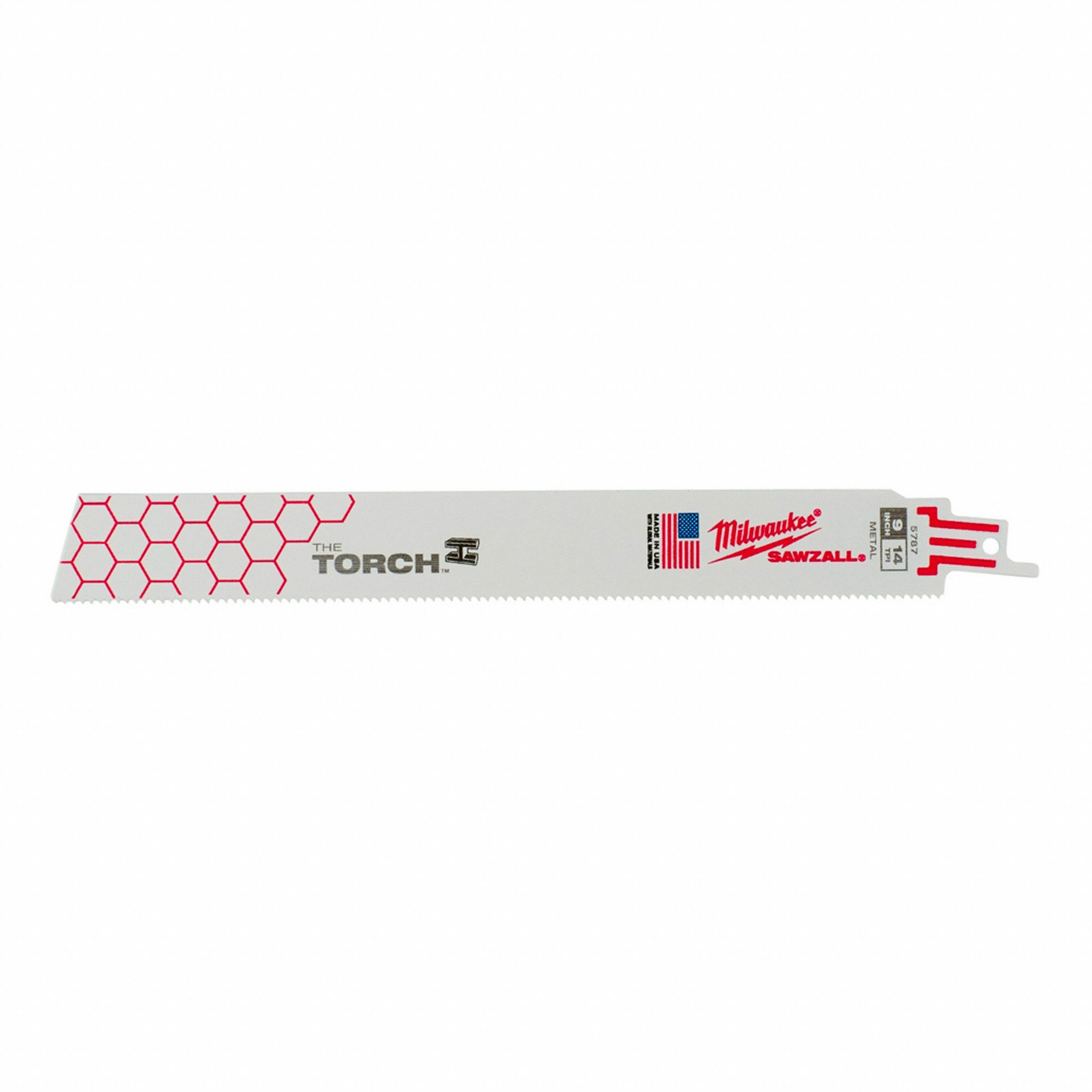 RECIPROCATING SAW BLADE, SUPER SAWZALL, 14 TPI, 9 IN