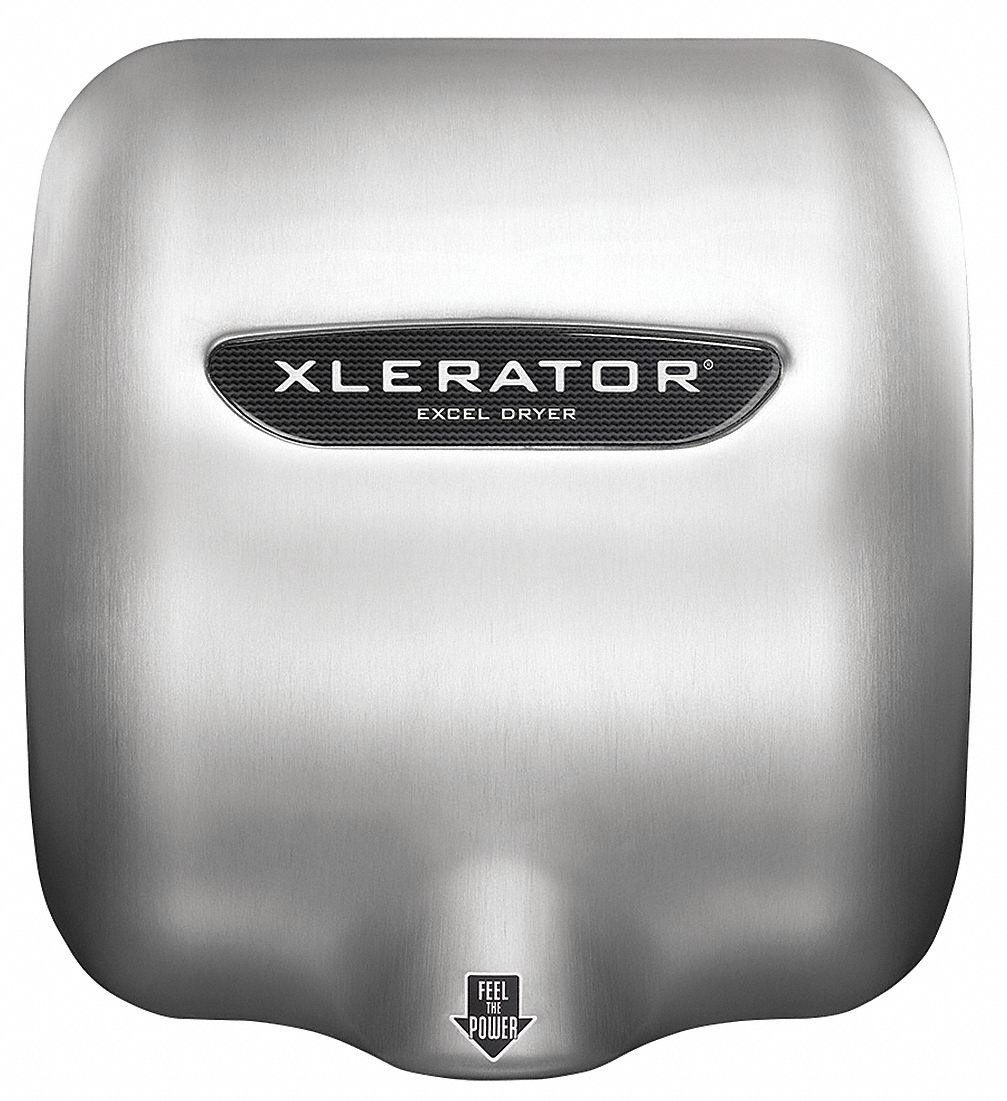 Stainless Steel, Fixed Nozzle Automatic Hand Dryer, 110 Voltage
