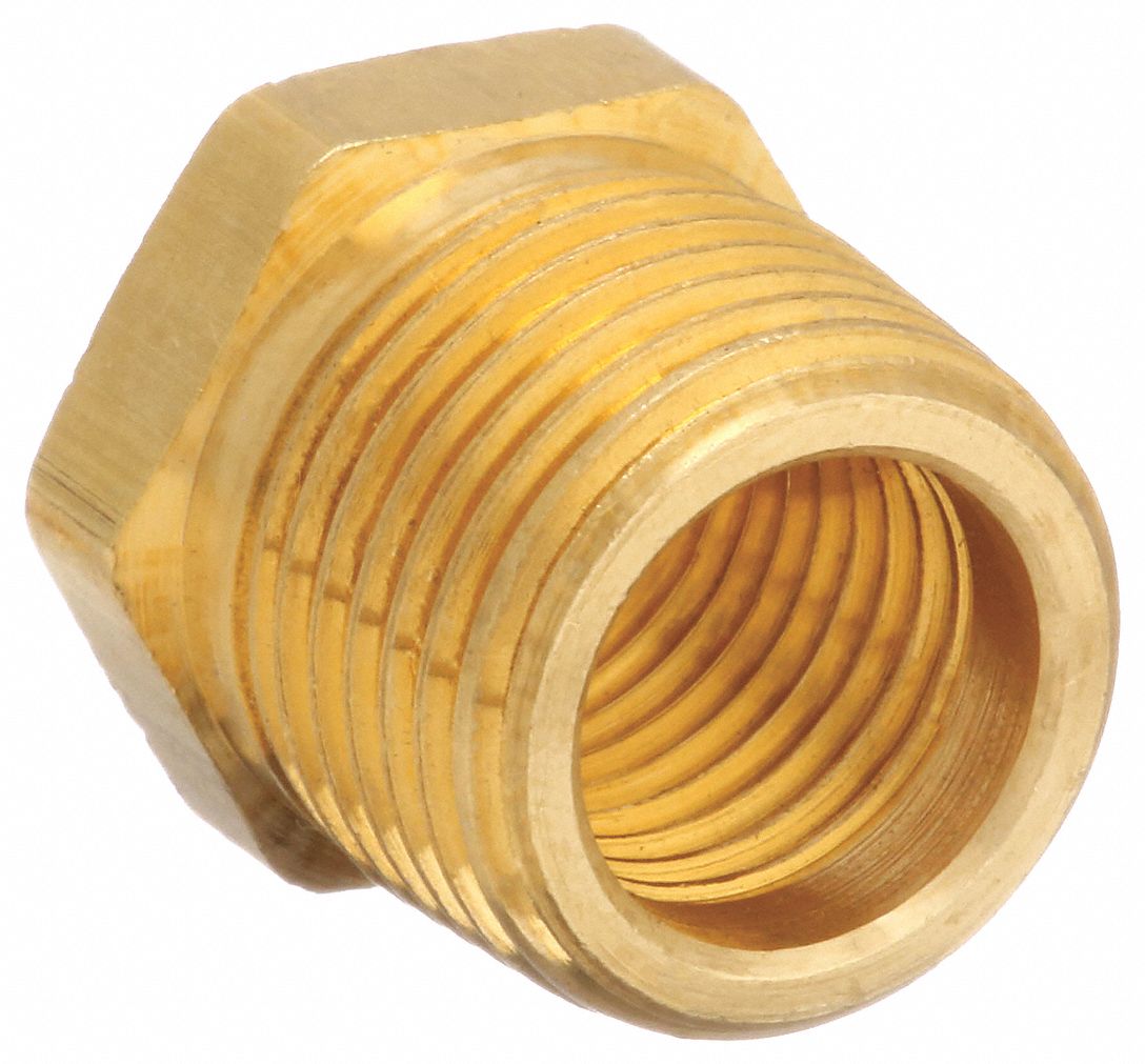 1/4 in x 1/8 in Fitting Size, Female x Male, Hydraulic Hose Adapter