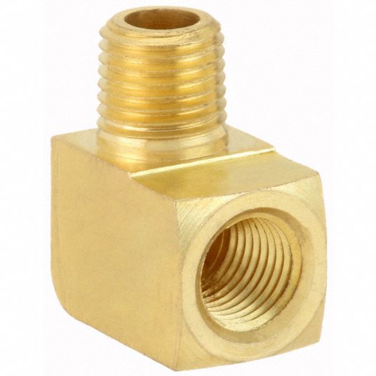 1/4 in x 1/4 in Fitting Size, Male x Female, Hydraulic Hose Adapter -  20KF69