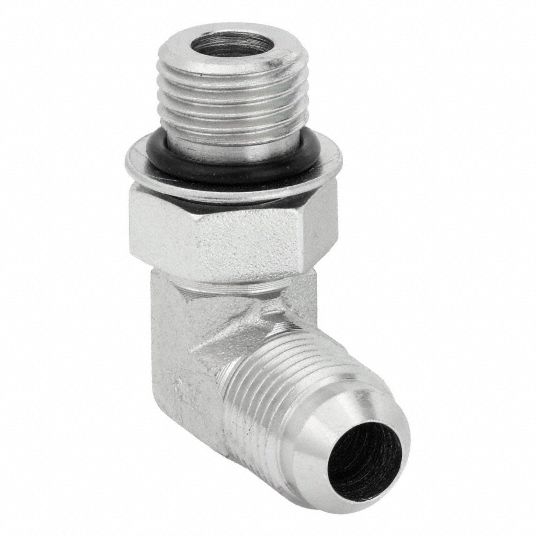 3/8 in x 3/8 in Fitting Size, Male x Male, Hydraulic Hose Adapter ...