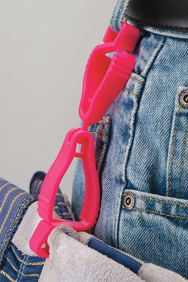 Handi Klip Clip,  High Vis Pink Blank