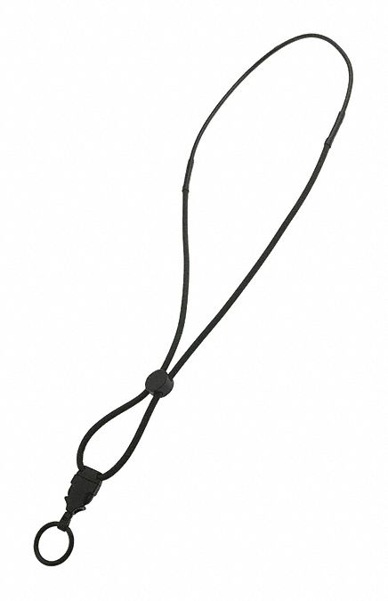 Pull-A-Way Lanyard, Black