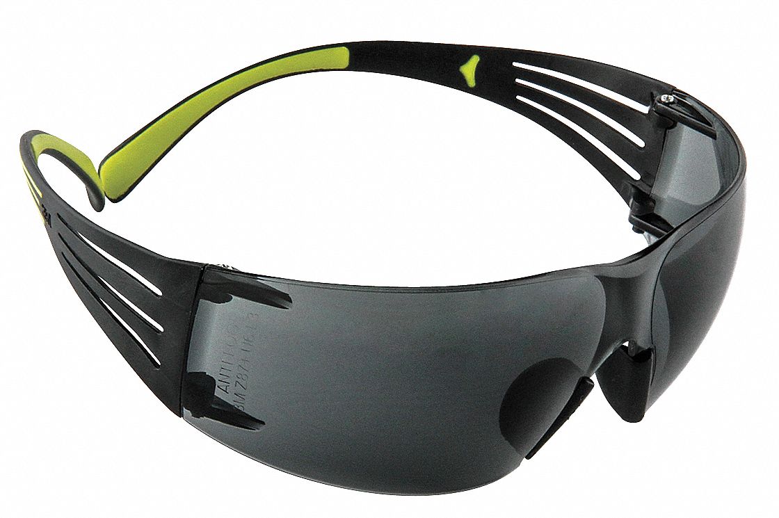 Safety Glasses,Unisex,Gray,Black/Neon