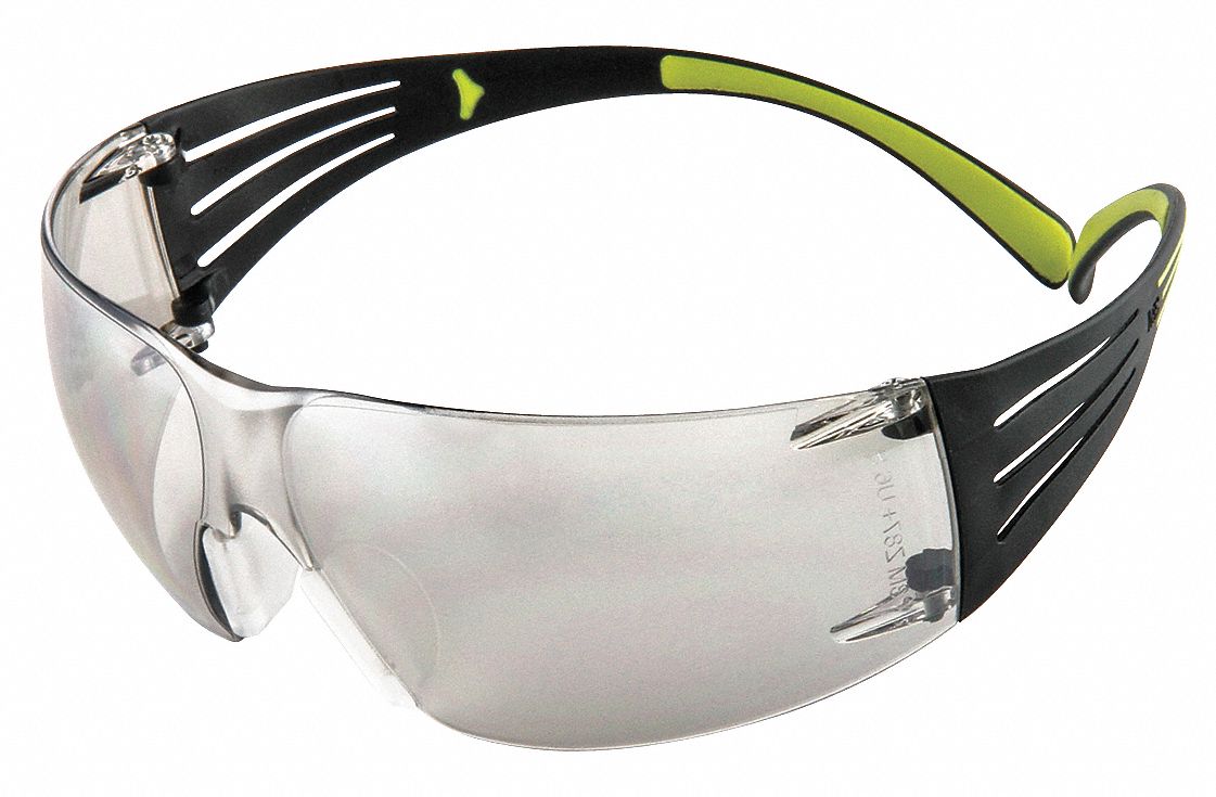 3m 3m Sf410as 3m Safety Glasses Anti Scratch No Foam Lining Wraparound Frame Frameless Gray