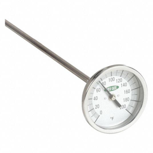 compost dial stainless steel long probe