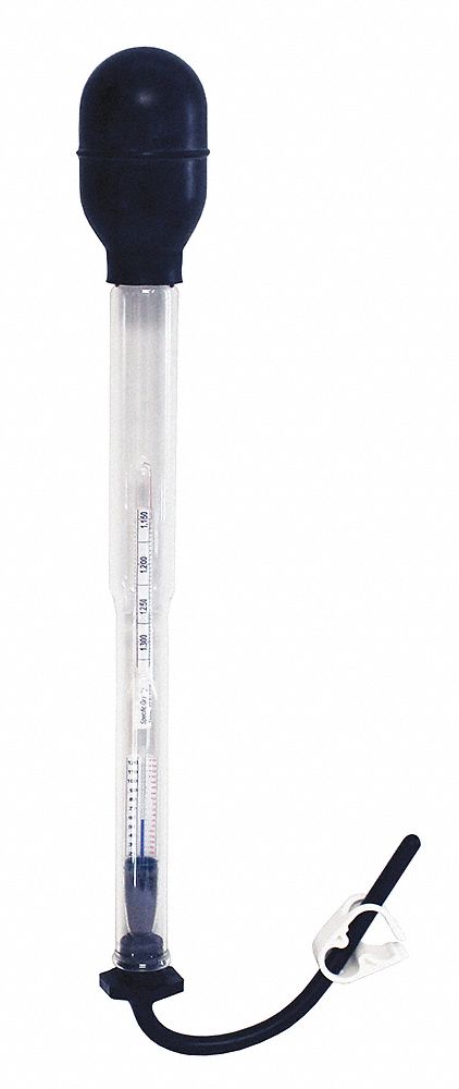 GLASS BATTERY HYDROMETER,180MM L