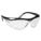 LUNETTES DE SÉCURITÉ, DEMI-MONTURE, ENVELOPPANTES, PC, ANTIRAYURES, NOIR/TRNSP, CSA, M, UNISEXE