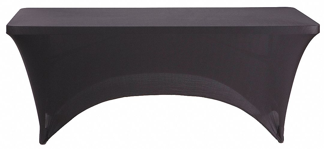 TABLE COVER,RECTANGLE,72INLX30INW,BLACK