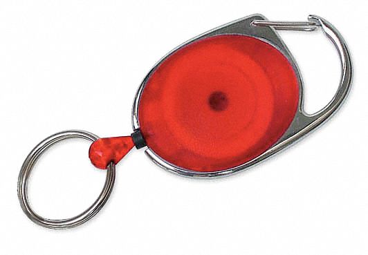 KEY RETRACTOR,REEL,RED,PK5
