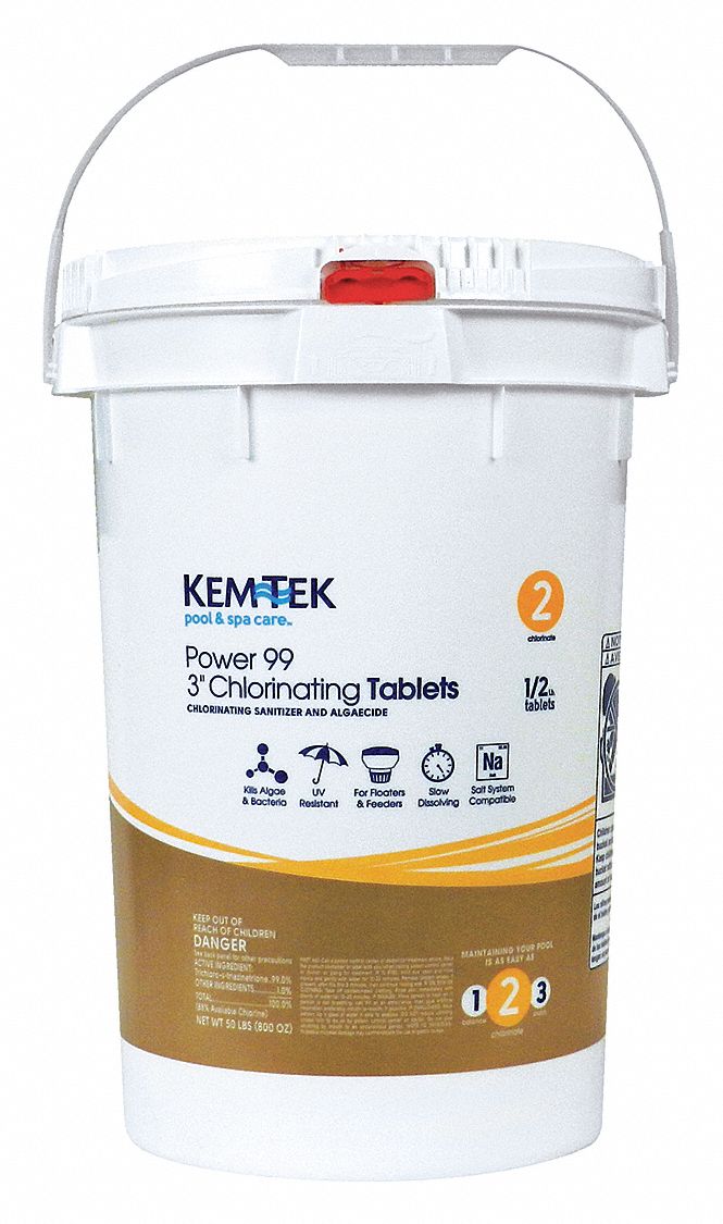 Power 99 Chlorine Tablets Grainger