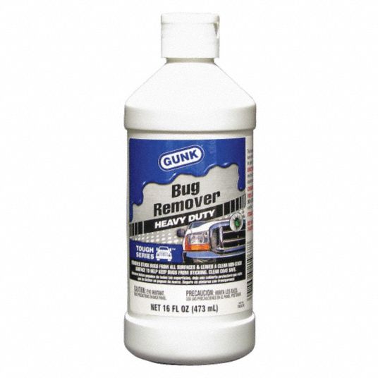 GUNK Bug Remover, 16 oz., Plastic Bottle 20KY89TBUG16 Grainger