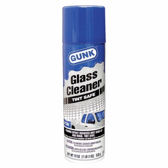 GUNK Auto Glass Cleaner, 19 oz., Aerosol Can 20KY92TGC19 Grainger