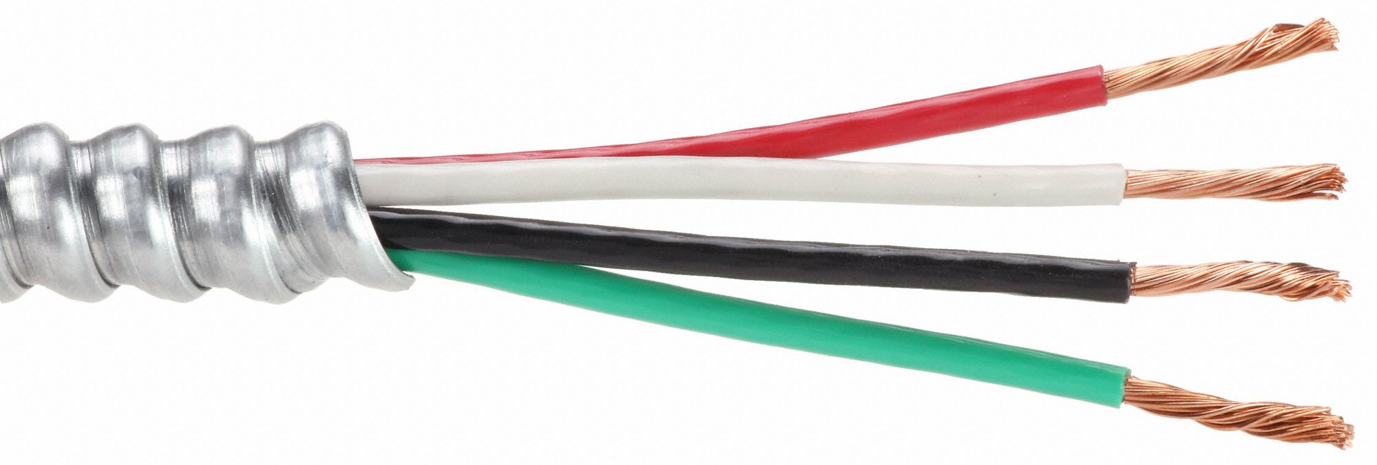 SOUTHWIRE Metal Clad Armored Cable, MC, 12 AWG, 100 ft, Number of