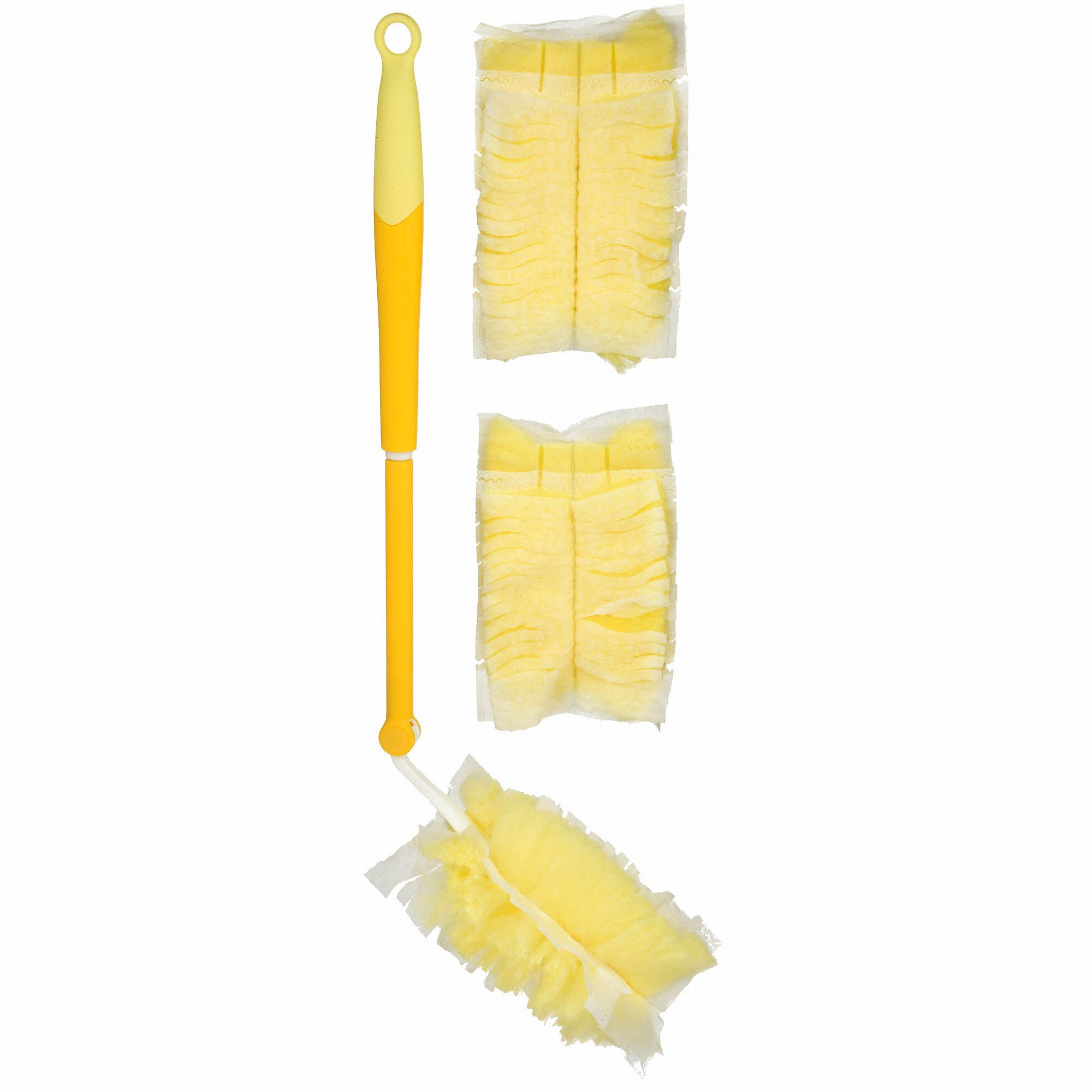 SWIFFER Swiffer 360 Dusters Microfiber Head, Plastic Handle, 36 in Lg