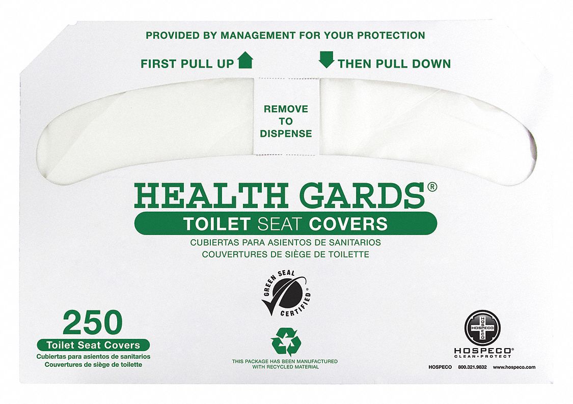 Toilet Seat Cover 250 White PK10