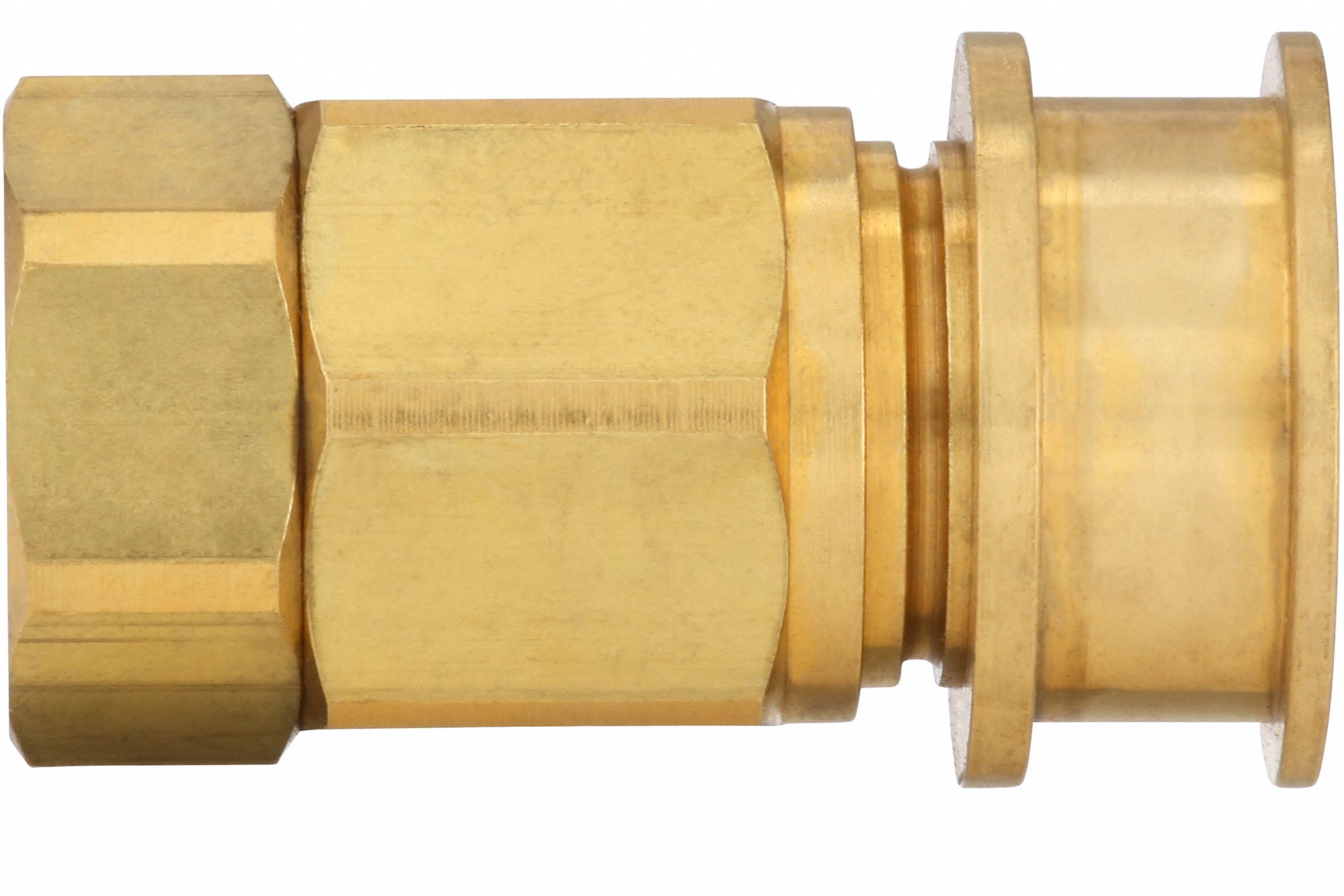 Hydraulic Quick Connect Hose Coupling: 1/2 in Coupling Size, Brass, Nitrile, Female NPTF