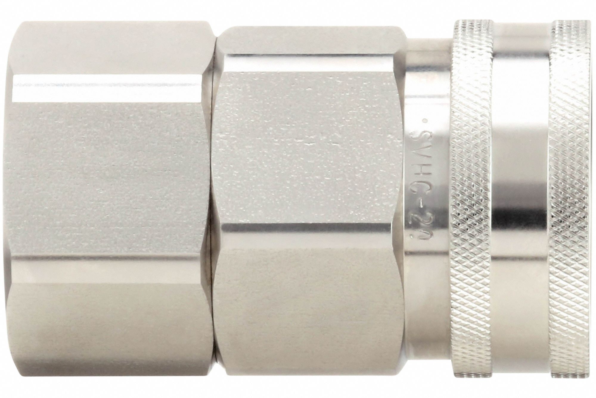 HYDRAULIC QUICK CONNECT HOSE COUPLING, 2 IN COUPLING, 316 STAINLESS STEEL