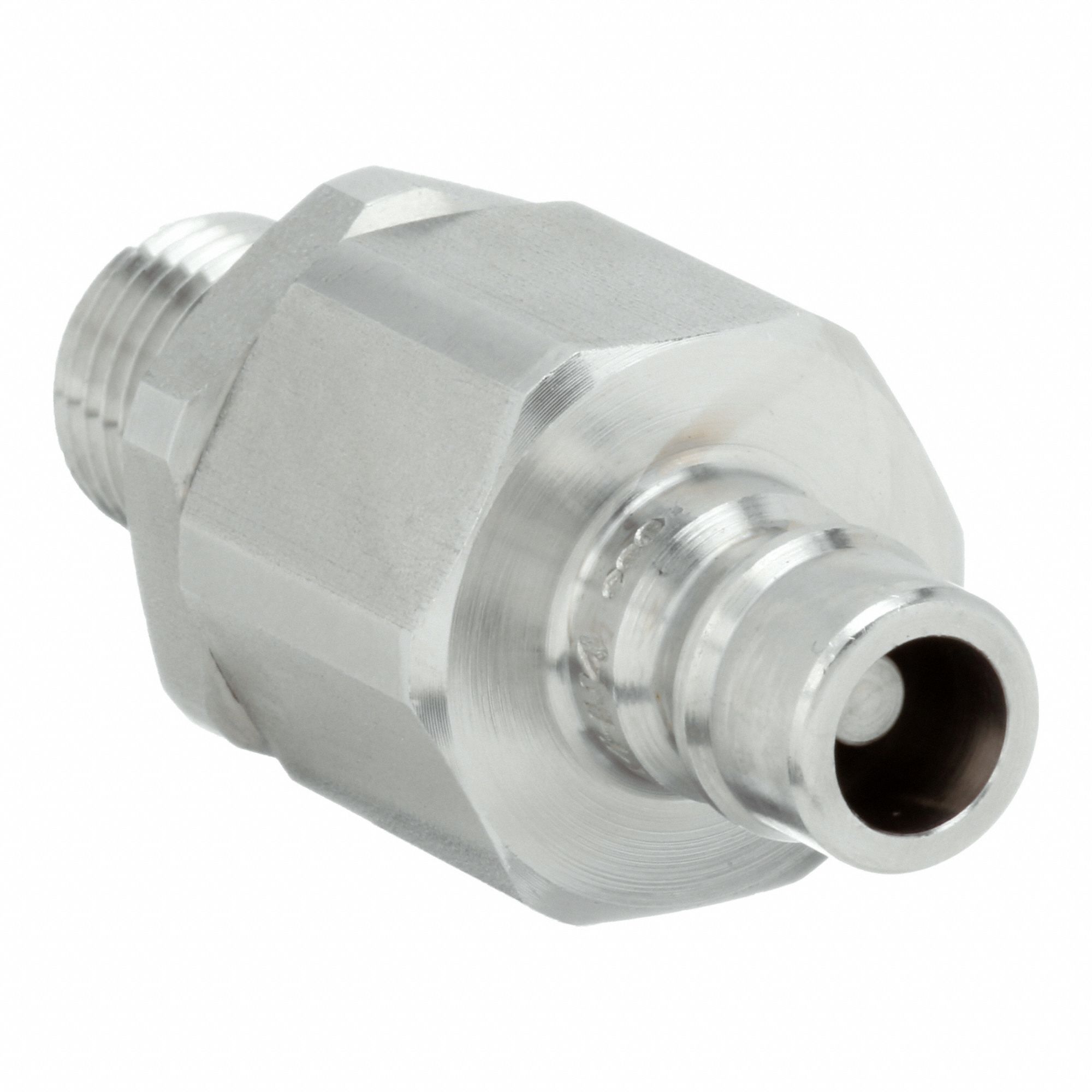 Hydraulic Quick Connect Hose Coupling: 1/4 in, 316 Stainless Steel, 1/4"-18 Thread Size