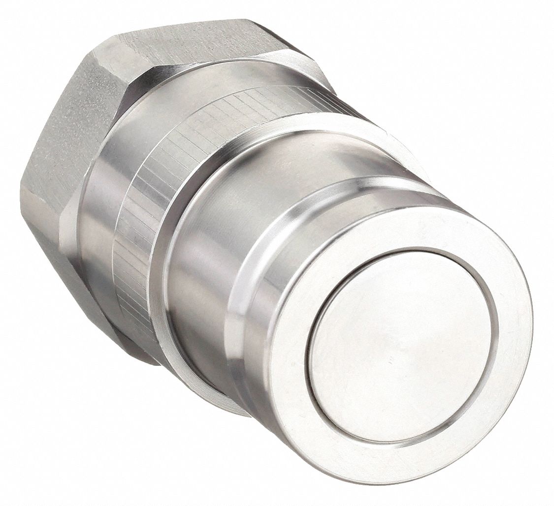 SNAPTITE, 3/4 in Coupling Size, 316 Stainless Steel, Hydraulic Quick