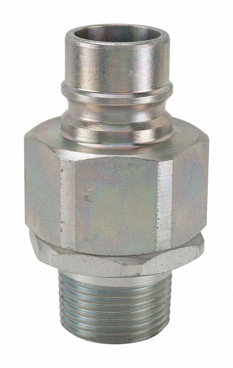 HYDRAULIC QUICK CONNECT HOSE COUPLING, 1 IN COUPLING SIZE, STEEL, 1