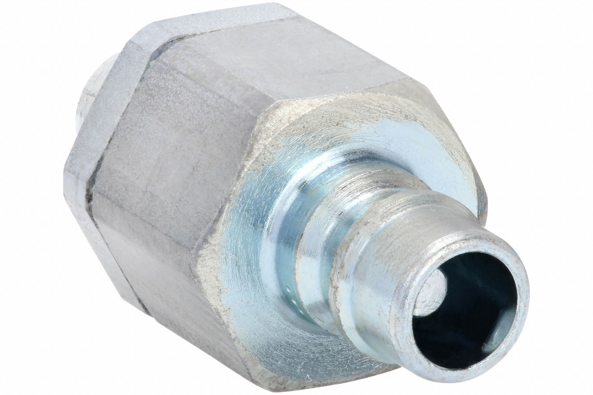 HYDRAULIC QUICK CONNECT HOSE COUPLING, ⅜ IN COUPLING SIZE, STEEL, 9/16