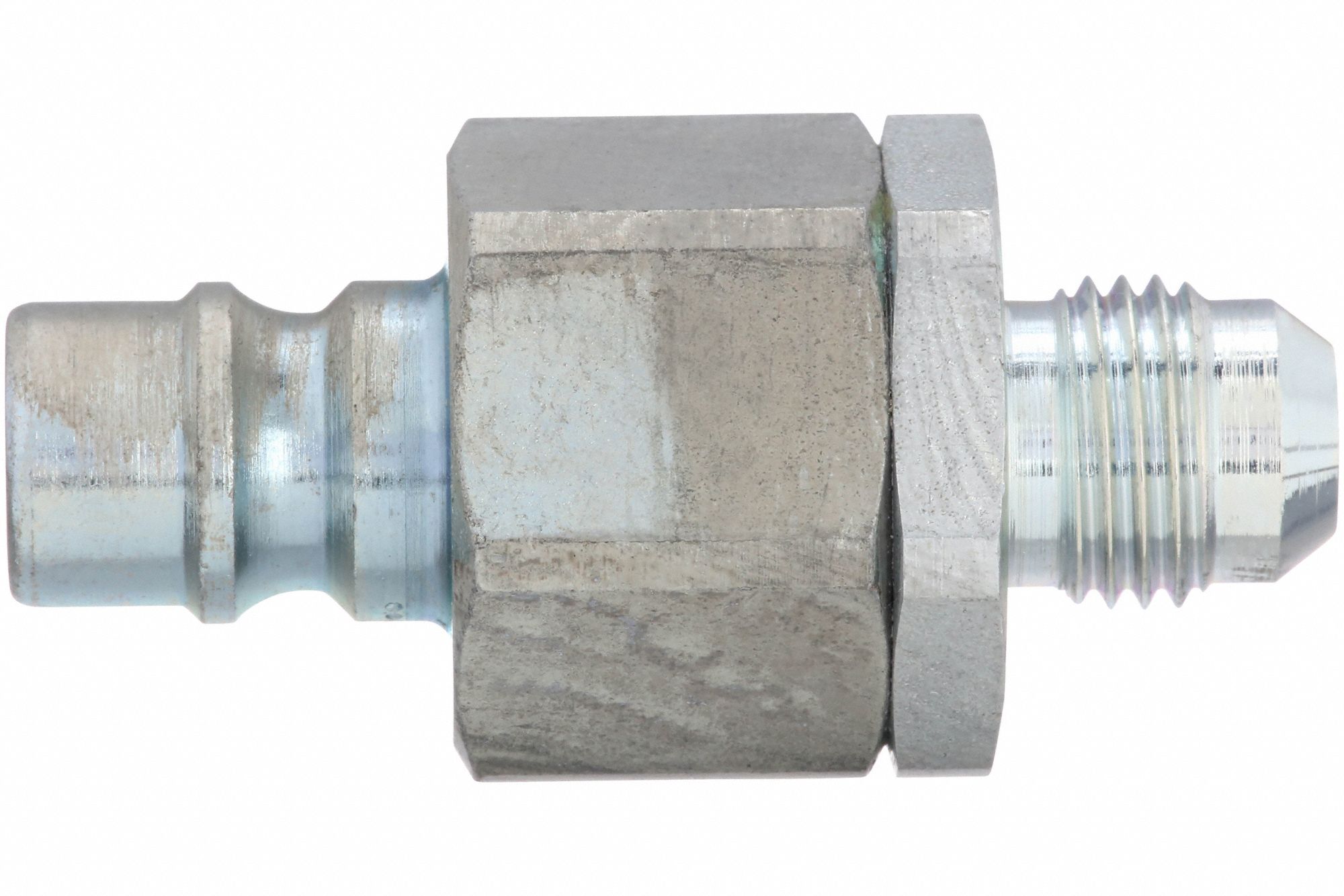 HYDRAULIC QUICK CONNECT HOSE COUPLING, ¼ IN COUPLING SIZE, STEEL, 7/16