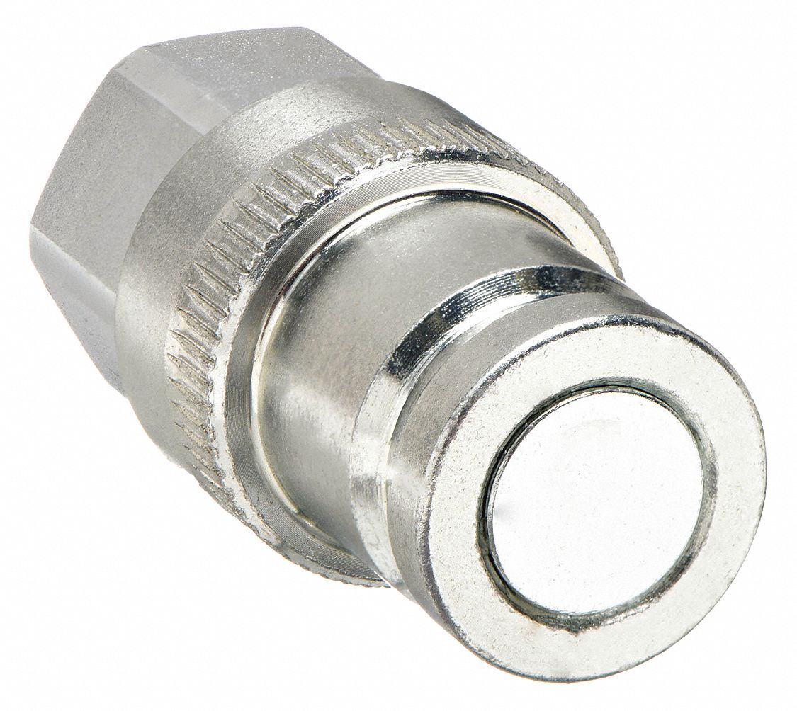 connect quick hydraulic hose coupling plug steel series grainger close