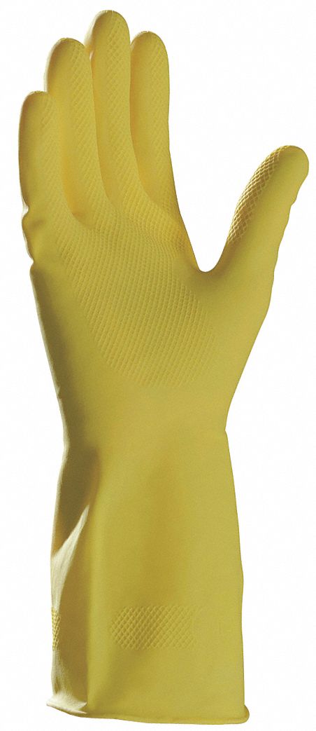 Chemical Resistant Gloves,Latex,S,PR