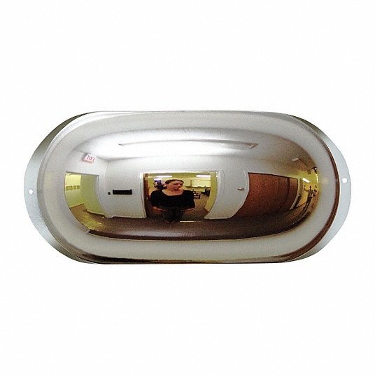 GRAINGER APPROVED RTH-20X30-GL Indoor Convex Mirror,20x30,Rectangular 
