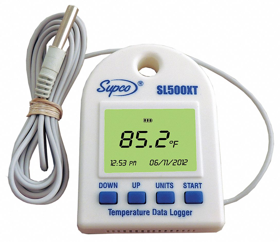 SUPCO Data Logger, External Temperature 20LR04SL500XT Grainger