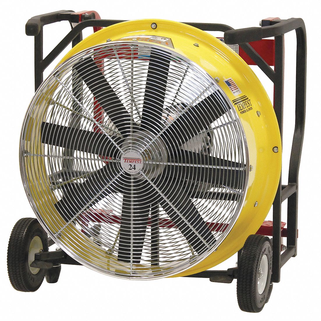 TEMPEST, 24 in Blade Dia, 1 Speeds, StandardDuty Industrial Fan