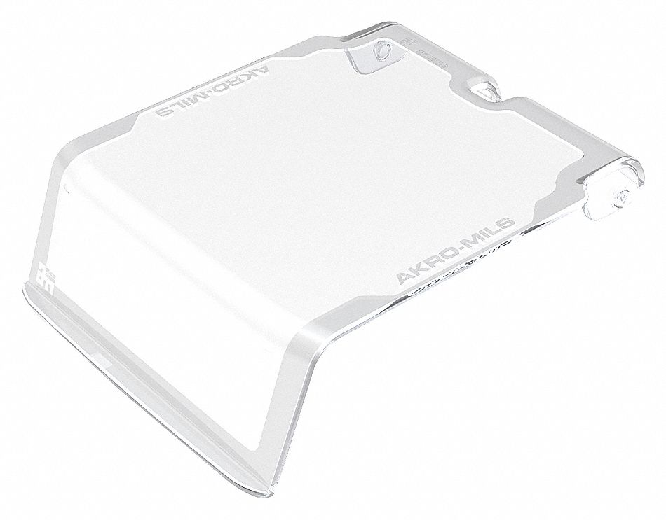 BIN LID, 3⅞ IN X 5 IN, CLEAR, FOR USE WITH 30210