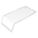 BIN LID, 5¼ IN X 10½ IN, CLEAR, FOR USE WITH 30230